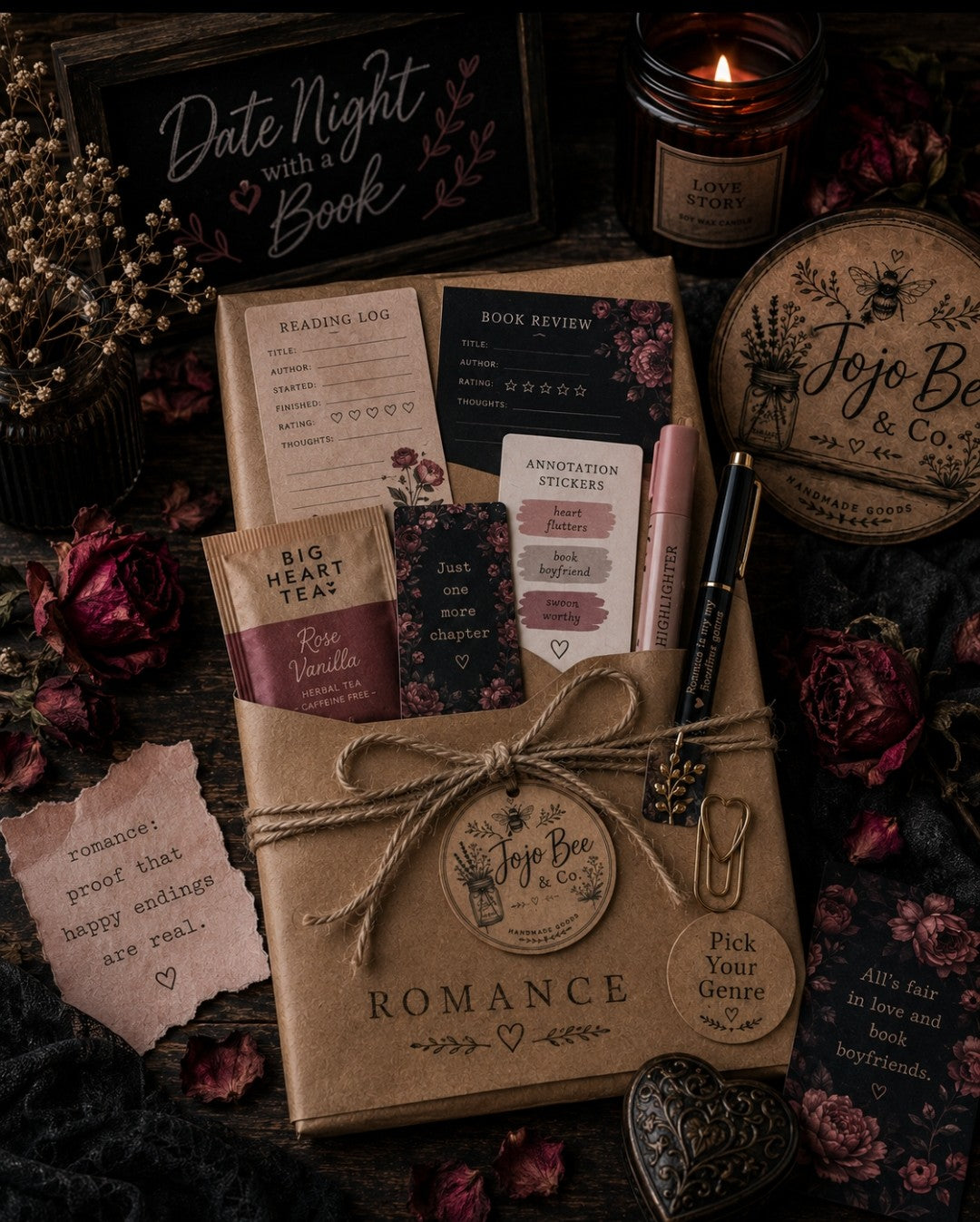 Romance Date Night with a Book