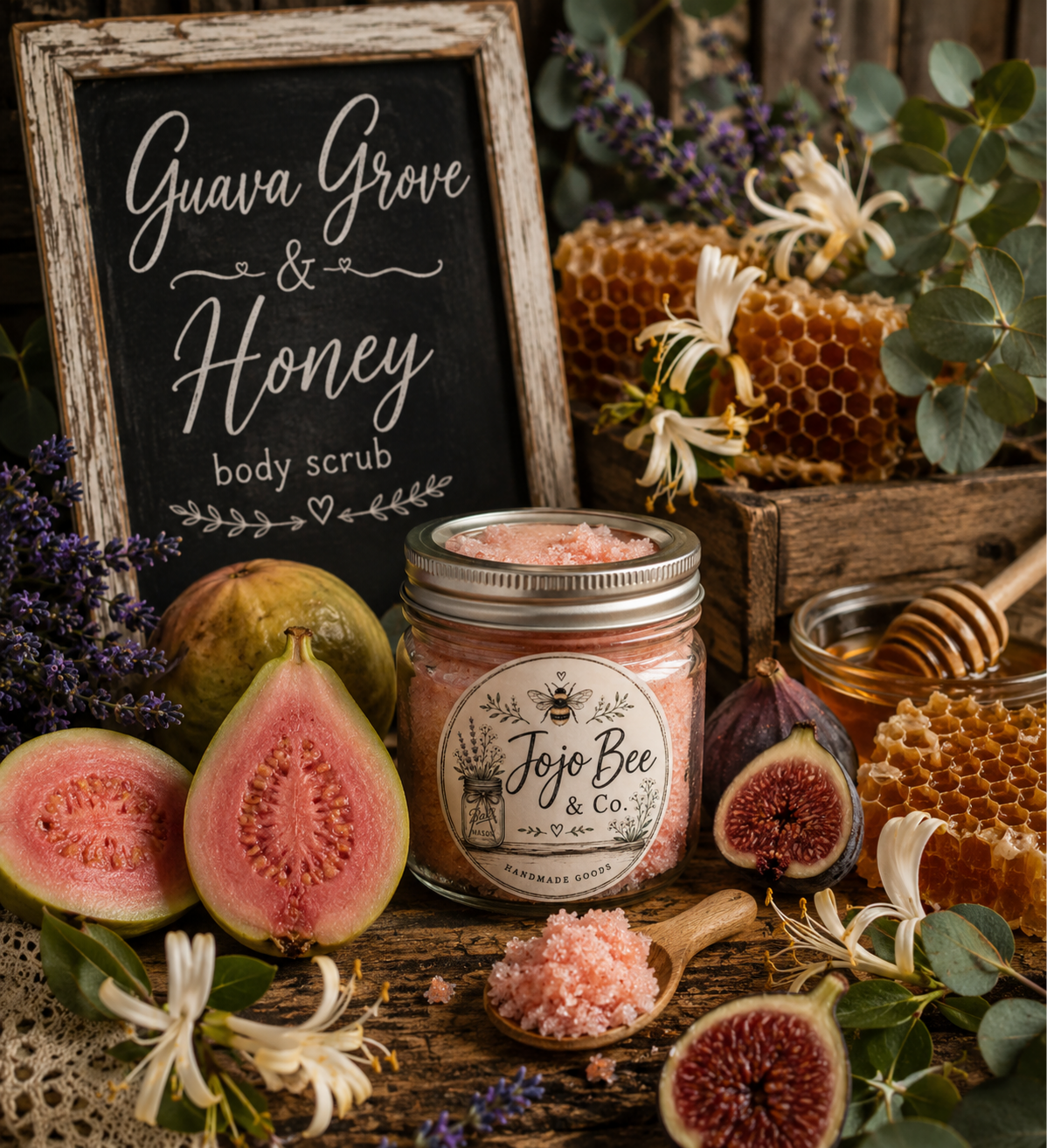 Guava Grove & Honey Himalayan Salt Body Scrub